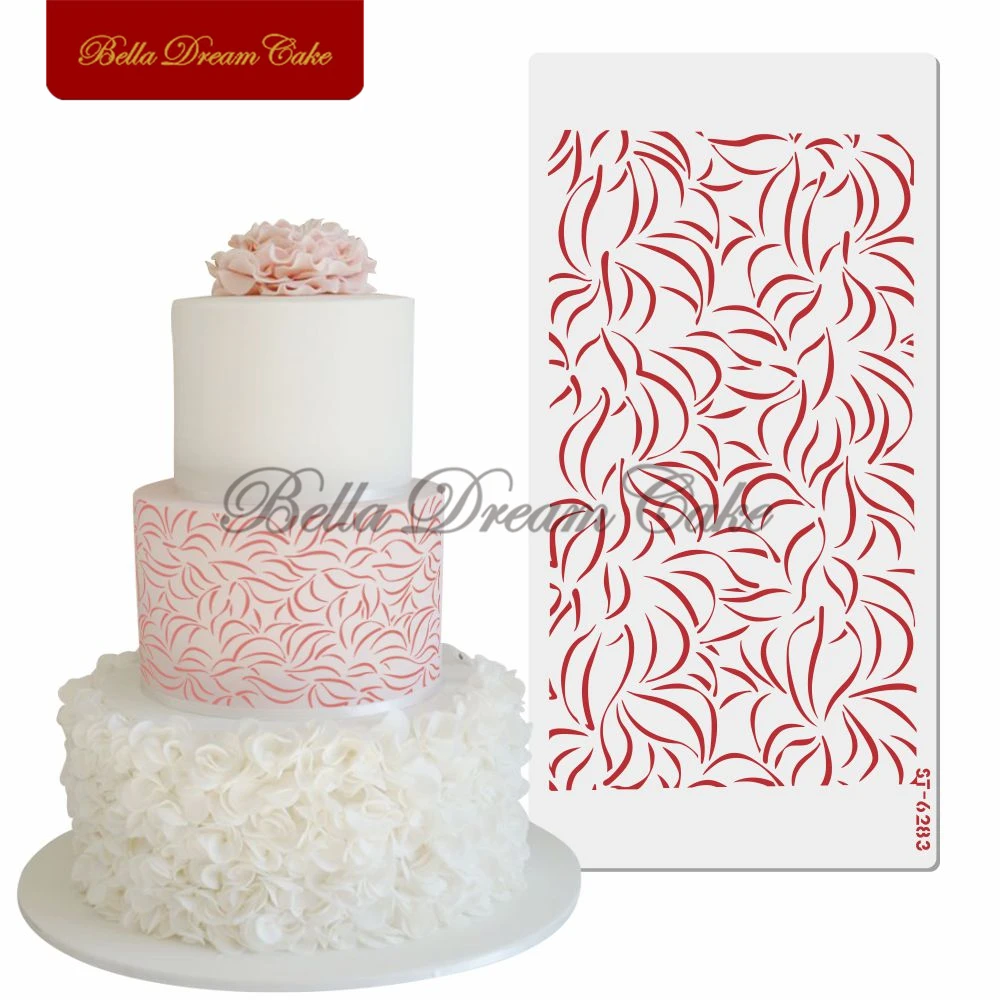 Трафарет для торта в виде линий трафарет шоколадных тортов домашних животных