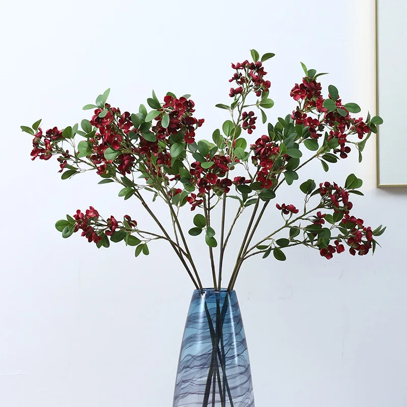 

2 Fork Apple Blossom Home Decor Valentines Day Wedding Decoration Artificial Flowers Christmas Valentine's Decorations Festive