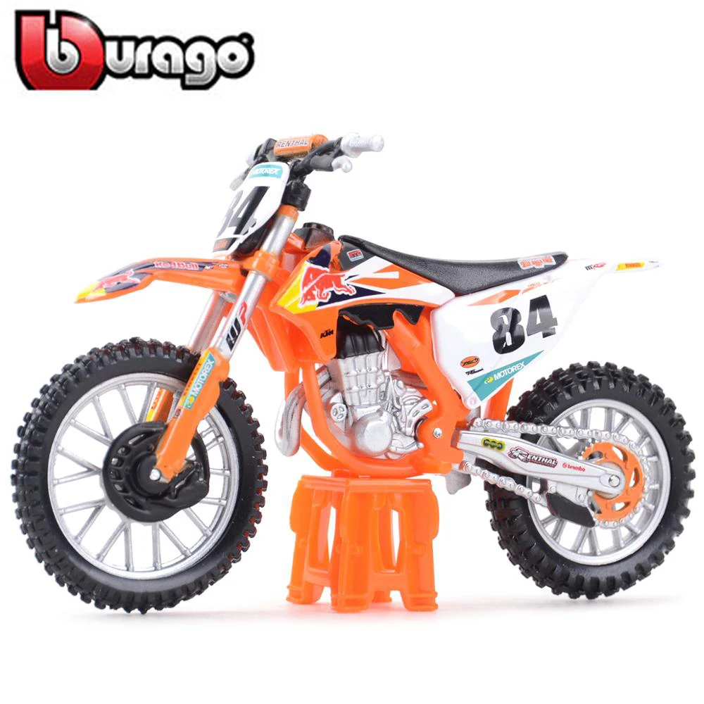 

Bburago 1:18 2018 KTM-450 SX-F фабричное издание статические литые автомобили, коллекционные модель мотоцикла, игрушки