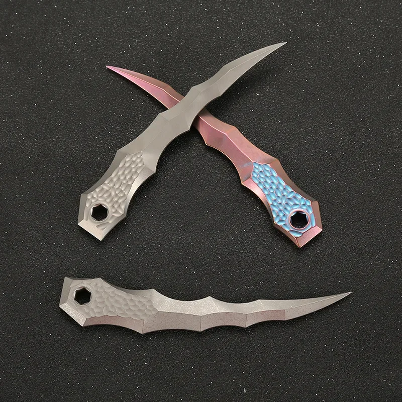 Фото EDC титановые бусины A Kinife, подвеска, украшения, ожерелье, браслет, снаряжение для кемпинга, EDC инструменты №1