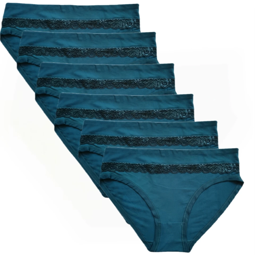 Женские трусики большого размера женские из модала кружевные сексуальные