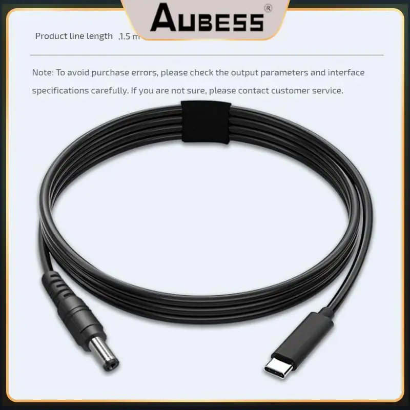 

Black Heat Protection Dc Power Adapter Not Easy To Break Converter Stable Performance Laptop Adapter Cable Wear-resistant
