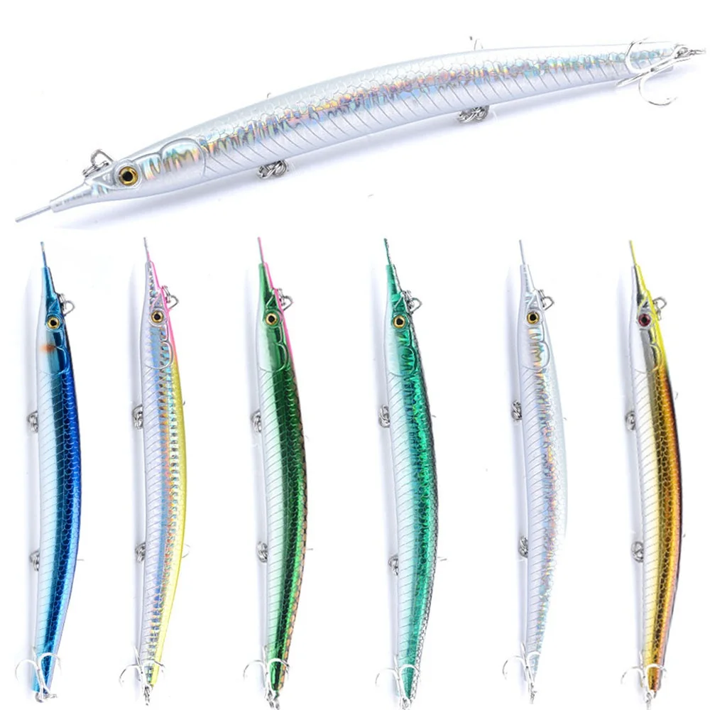 

12.5cm 13.3g Wobbler Fishing Lure Big Minnow Crankbait 3 hooks Bass Trolling Artificial Bait Pike Carp Fishing