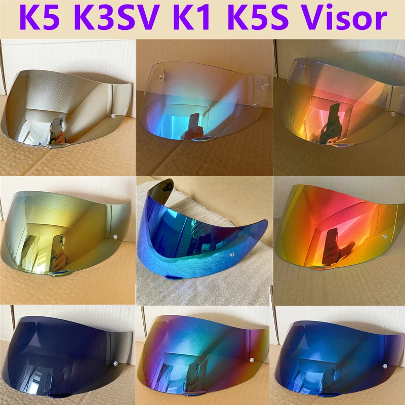 K5 Helmet Visor Shield for AGV K3SV K1 K5 K5S High Strength Sunscreen Capacete Windshield Uv Protection