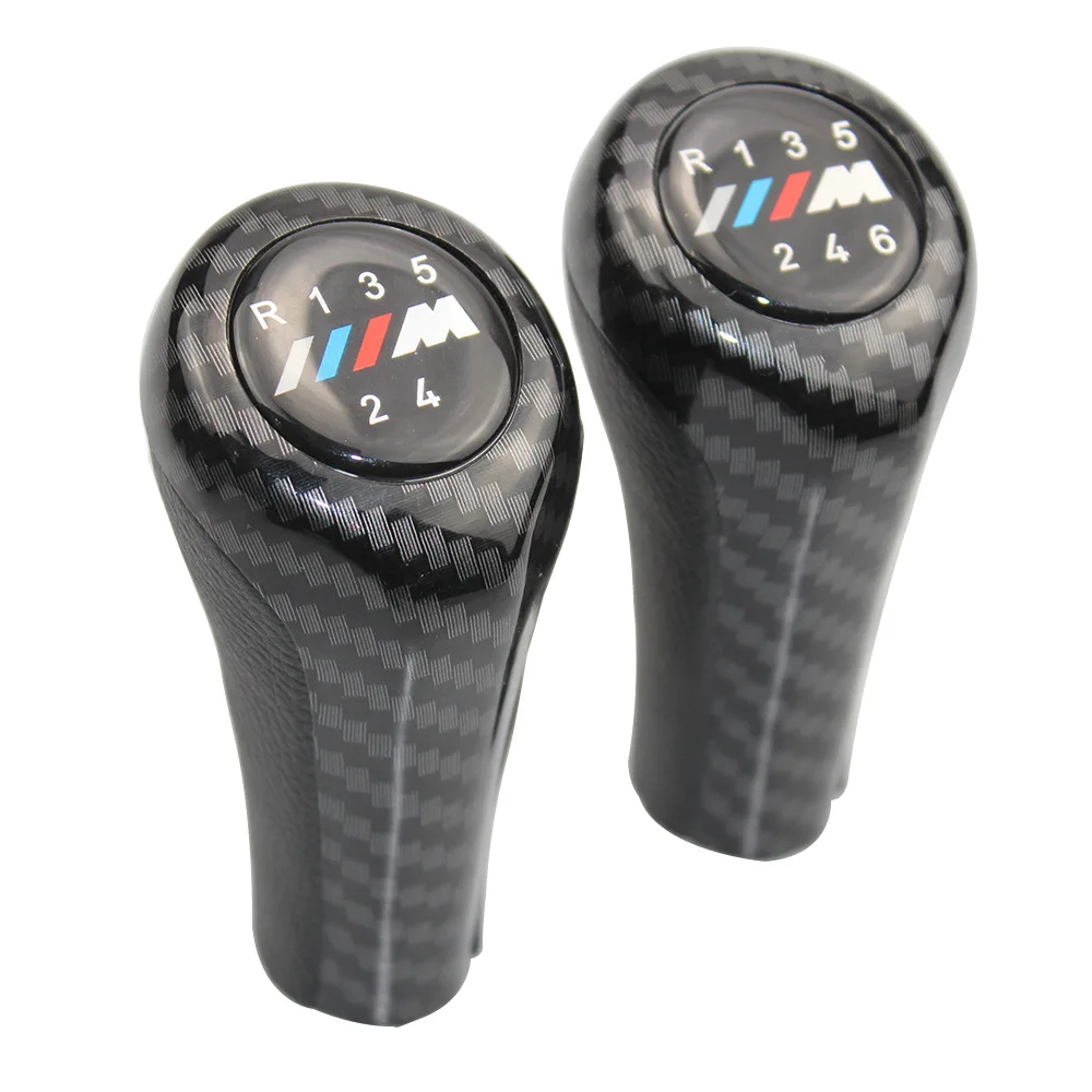 

Suitable for BMW Gear Lever Handball BMW Gear Head Fiber 5-speed 6-speed Gear Head Bmw E90 Accessories Shift Knob