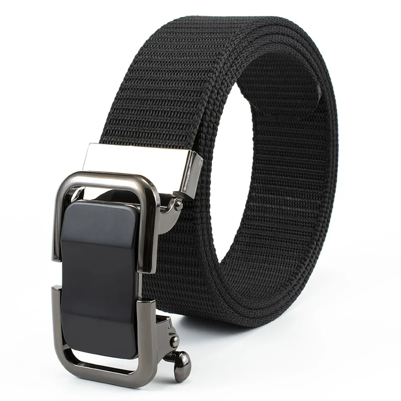 Nylon Belt For Men Alloy Automatic Buckle Male Waist Straps Tactical  Military Training Combat Hunting Outdoor Jeans Waistband