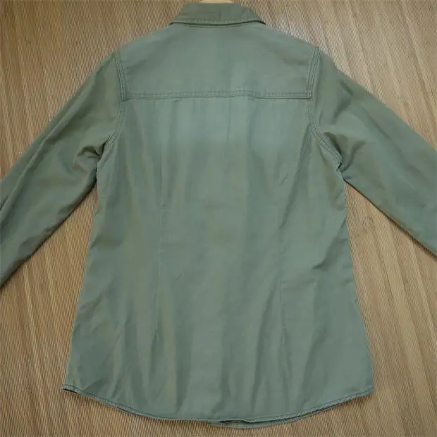 Внешняя торговля Женская весенне-осенняя рубашка с длинными рукавами Тяжелая