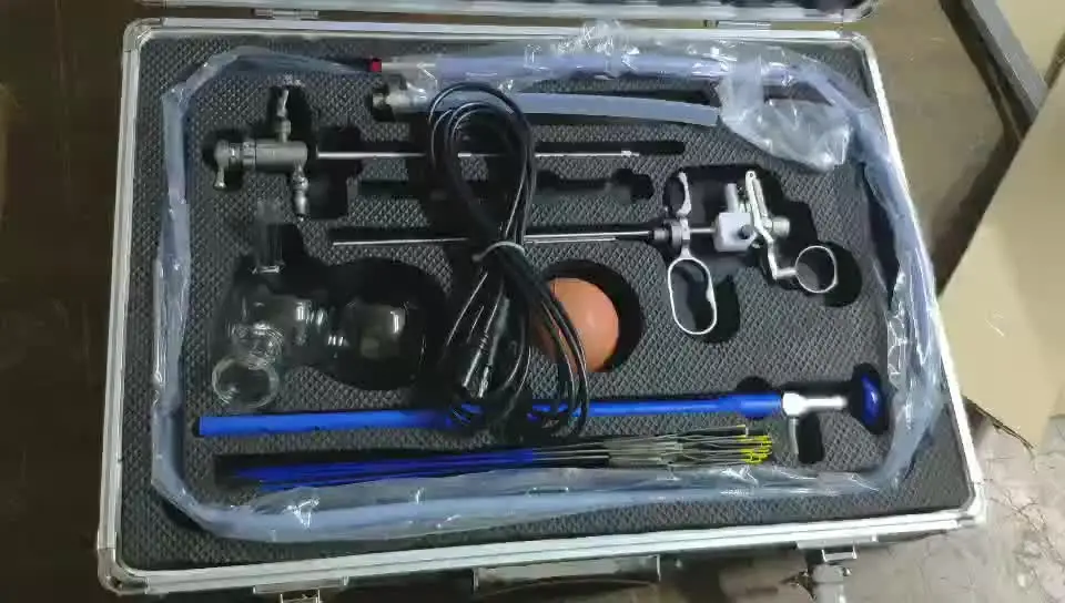 

Reusable Stainless Steel Gynecological Instruments Passive Vapour Lock Type Hystero Resectoscopy Set including endoscope