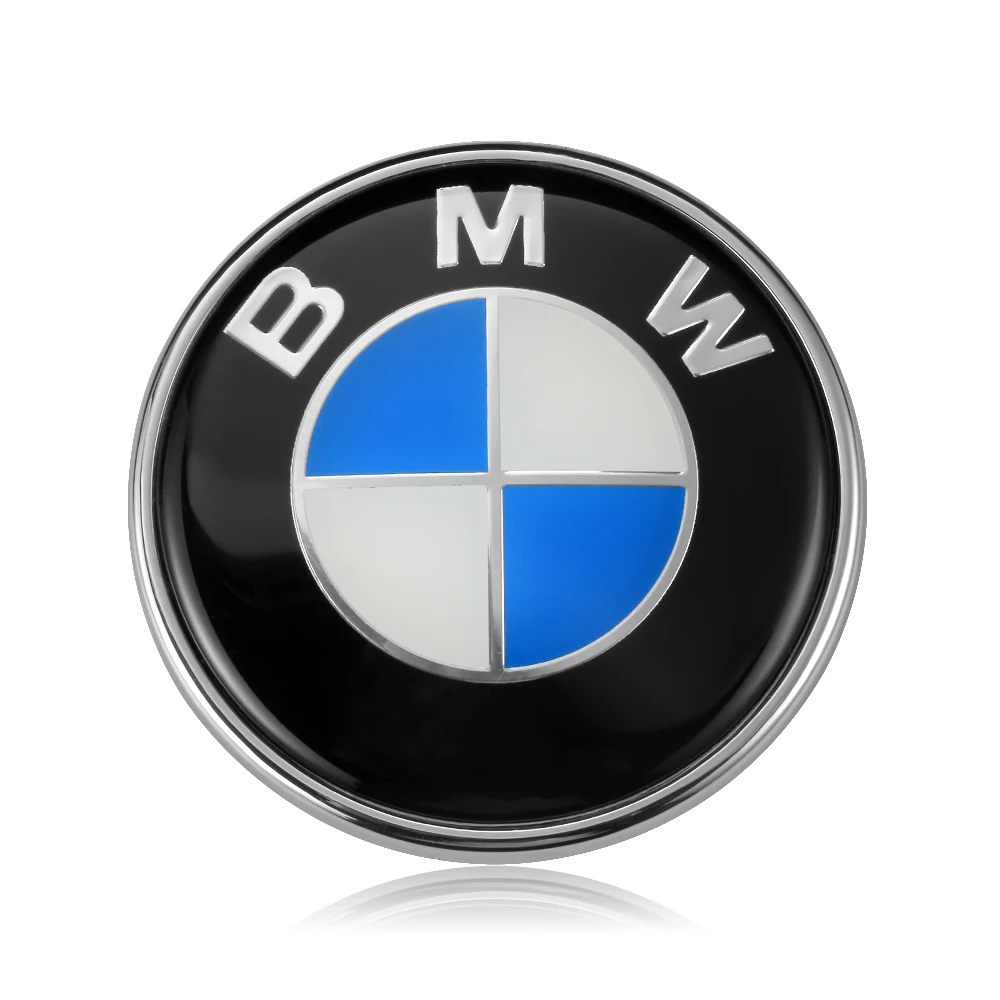 

For BMW X1 X3 X5 E53 F10 F11 F20 F01 F30 E39 E60 E46 E87 E90 Badge Car Front Rear Sticker Center Caps Steering Wheel Emblem