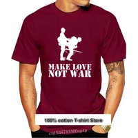 camiseta make love not war soldier camiseta de la paz frieden tank liebe panzer army kult funmen short 5183a