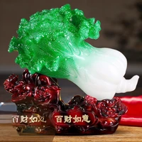 chinese cabbage jade decoration office tv cabinet wine cabinet home decoration living room housewarming