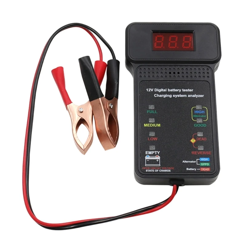 

Car Battery Tester Battery Analyzer Measurement Tool Charging System Analyser