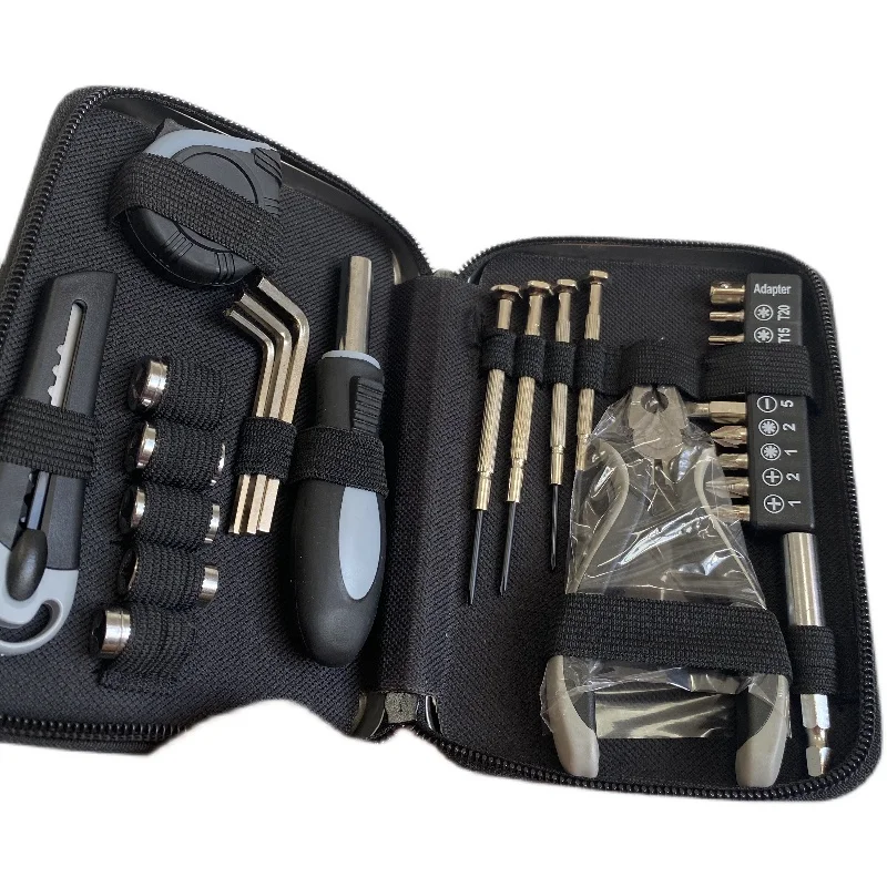 

Common household vehicle tool combination maintenance hardware toolbox 27 sets