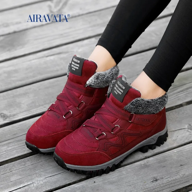 Women Winter Sneakers Light Comfortable Soft Casual Walking Shoes Velvet Warm Sports Boots Plus Non-slip Wear-resistant