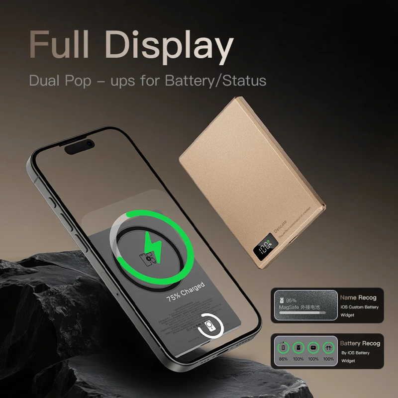 Фото CCC 3-в-1 Power Bank 20 Вт Быстрое зарядное устройство Портативный внешний аккумулятор Powerbak для Magsafe для iPhone 12-17 Pro Watch Airpods Samsung №4