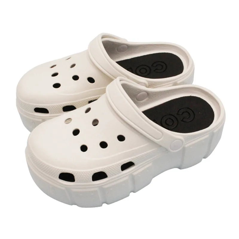 Summer New Women's Elevated Slippers Thick Sole Sandal Slippers Outdoor Street Beach Slippers Indoor Family Bathroom Slippers