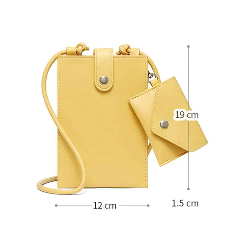 Модная сумочка с пряжкой женские сумки для телефона из искусственной кожи