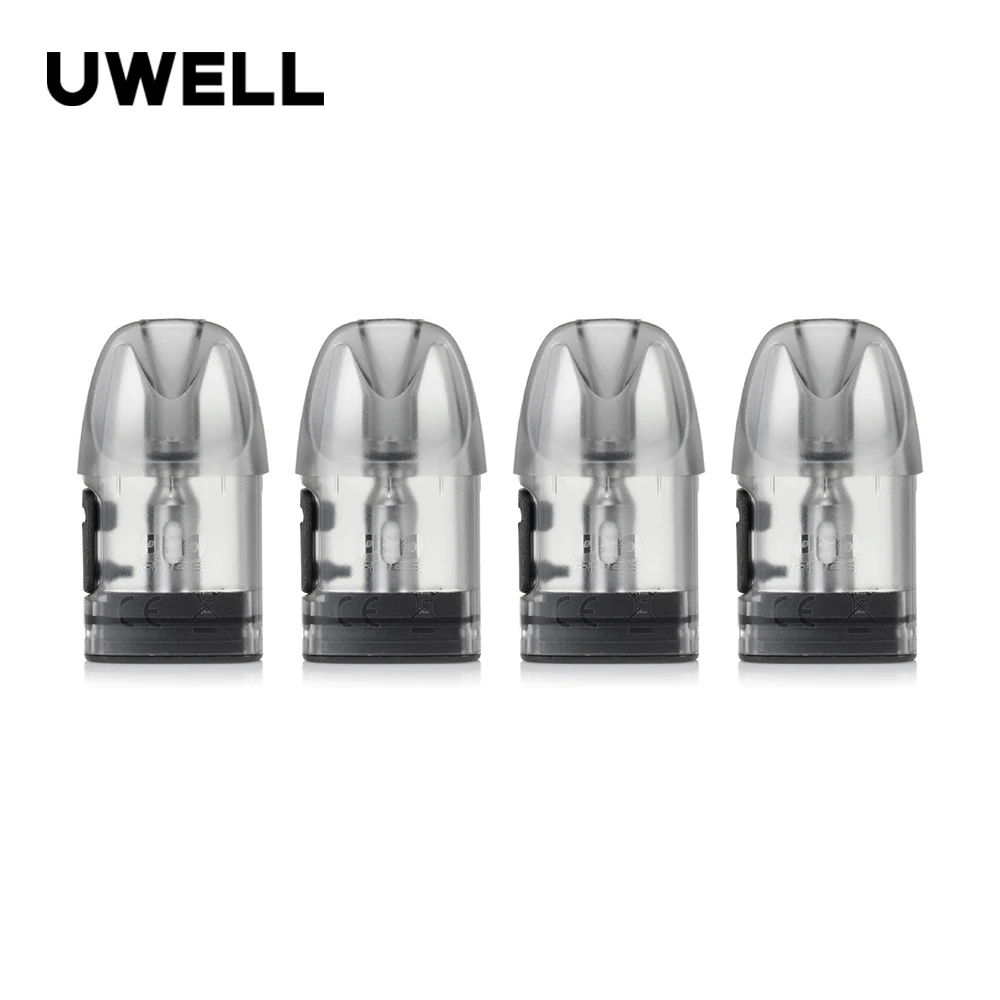 

4pcs/pack Original Uwell Caliburn A2S Pod Cartridge 2ml MTL 1.2ohm Mesh Coil for Caliburn A2S Kit E Cigarette Vaporizer