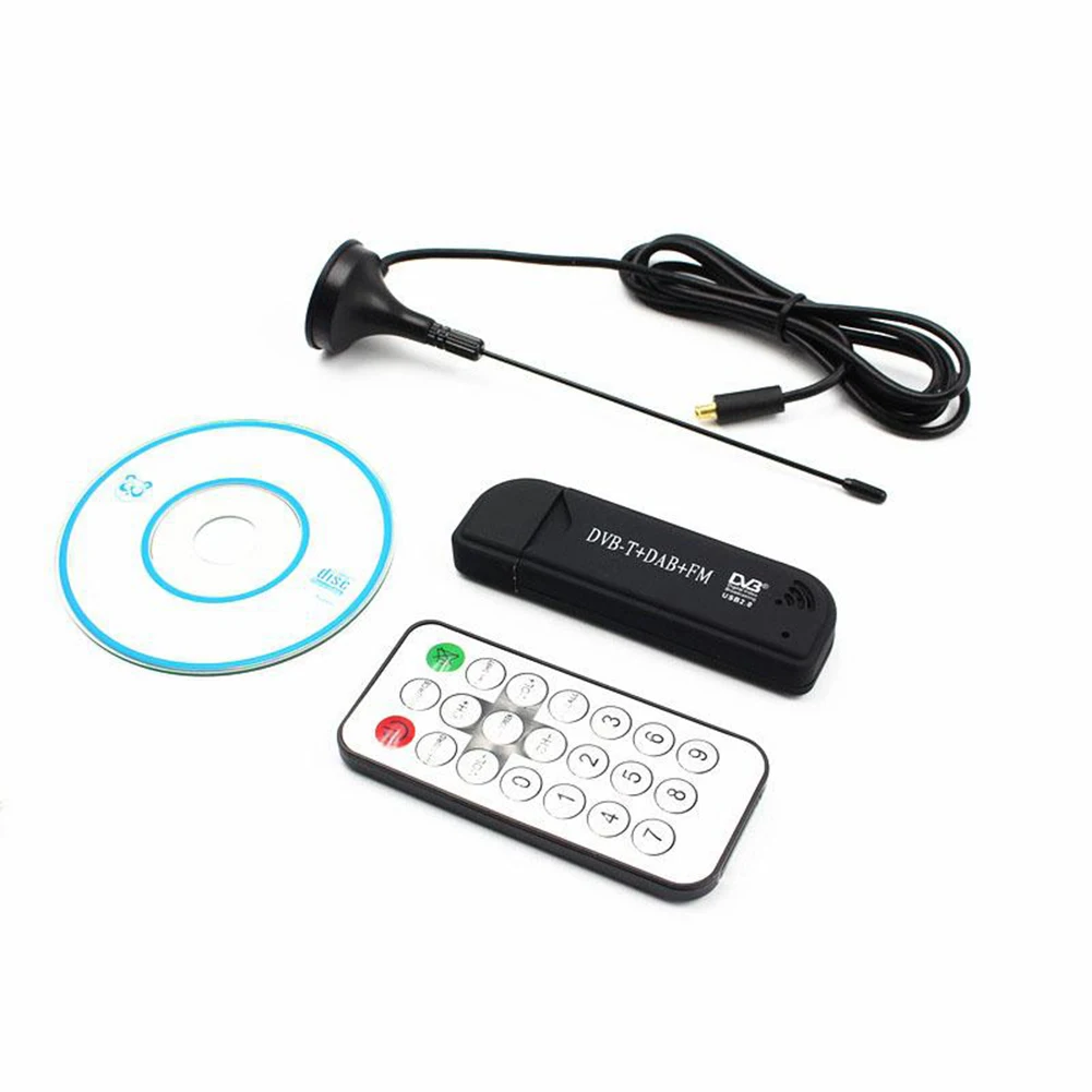 

IR Remote Digital satellite USB TV Stick DAB FM DVB-T RTL2832 FC0012 SDR RTL-SDR Dongle Stick Digital TV Tuner Receiver