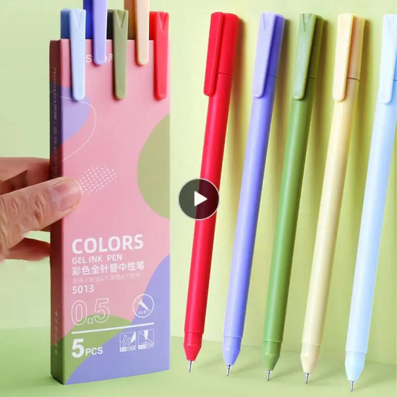 

Morandi Macaron Ретро цветная нейтральная ручка только для студентов Высококачественная ручка для журнала ручка для учетной записи цветные гелевые ручки набор пластиковых ручек