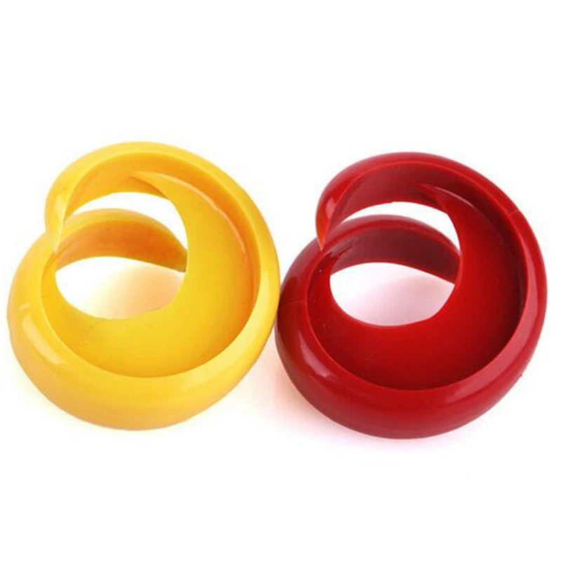 

2Pcs Ham Manual Fancy Sausage Cutter Spiral Barbecue Hot Dogs Slicer Kitchen Cutting Auxiliary Gadget For Fruit Vegetable Tools
