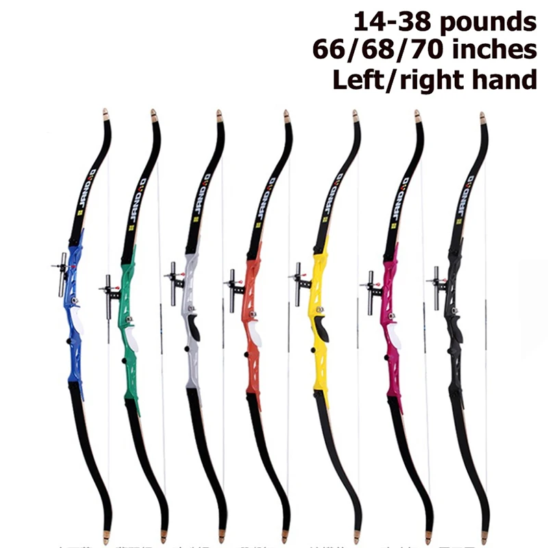 

Adjustable 14-40lbs Recurve Bow 66/68/70 Inch Left/Right Hand Outdoor Sports Practice Bow Archery Hunting Shooting Bow