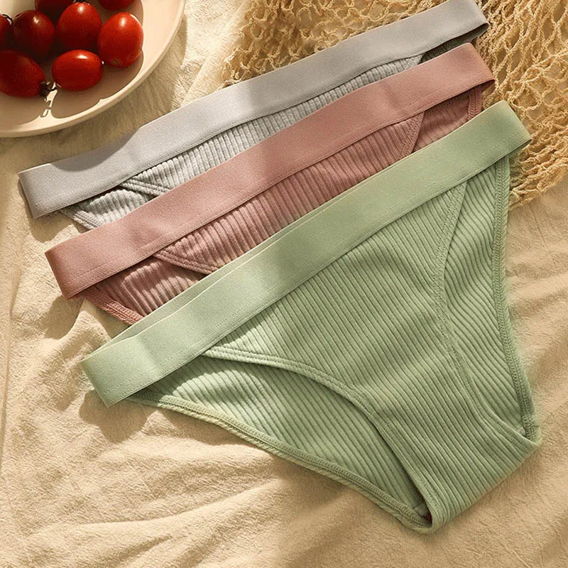 

Women's Panties Sexy Underpants Thongs G-String Breathable Cotton Crotch Lingerie Female Elasticity Underwear Women Briefs