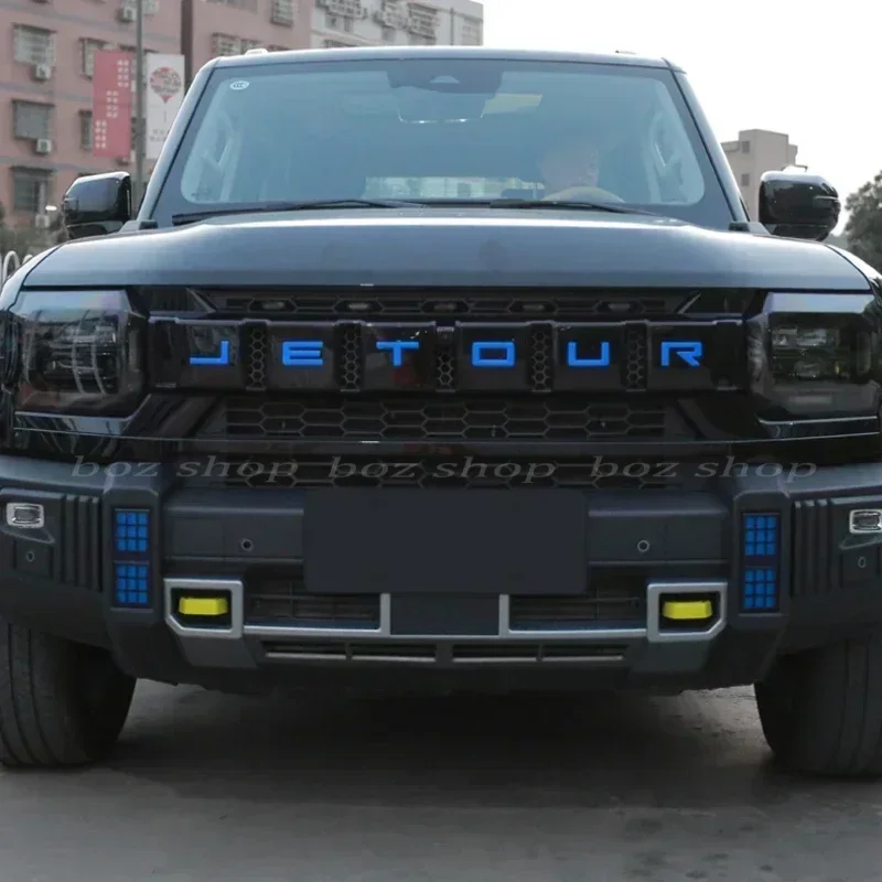 Для Jetour Traveler Shanhai T2 передняя панель с надписью цветная пленка английская наклейка