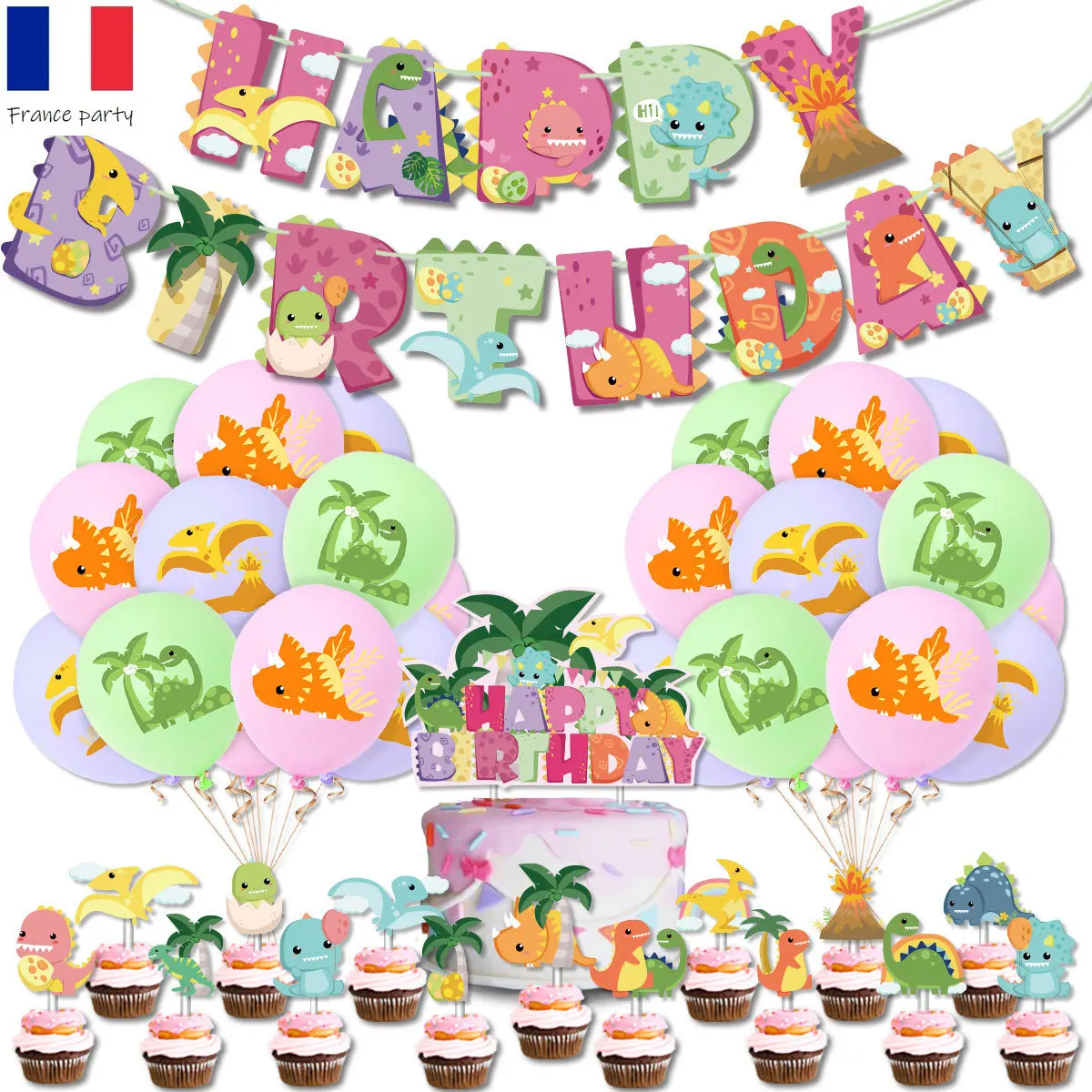 

Динозавр, украшение для дня рождения, шары, арка, Фотошторы на день рождения, динозавр, тематическая вечеринка