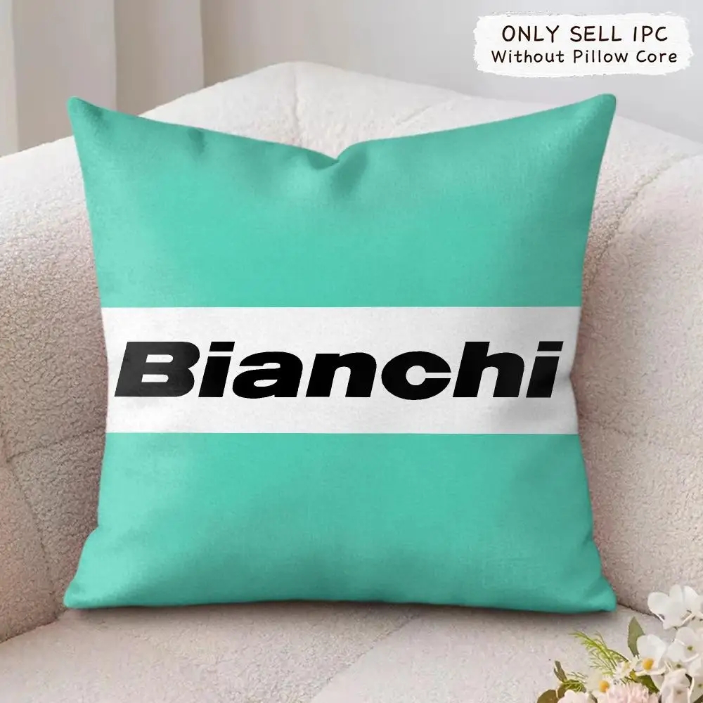 Фото Роскошная декоративная наволочка с логотипом B-Bianchi, квадратная, 40x40 см, для дивана, спальни, гостиной, домашнего декора. №3