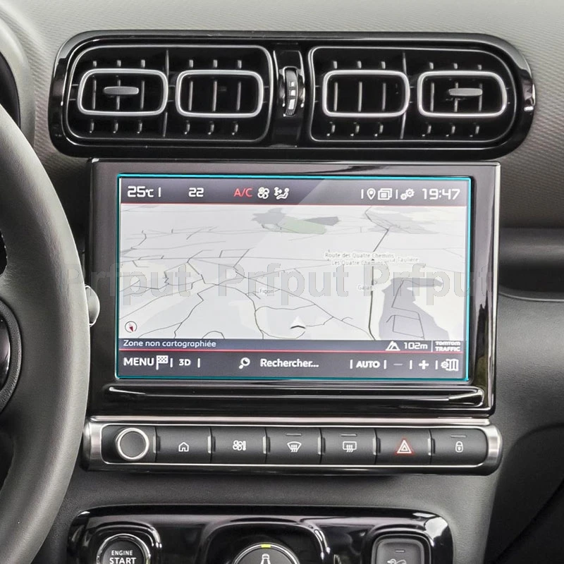 

Защитная пленка из закаленного стекла для CITROEN C3 AIRCROSS 2021, автомобильное радио, GPS-навигация, крышка экрана