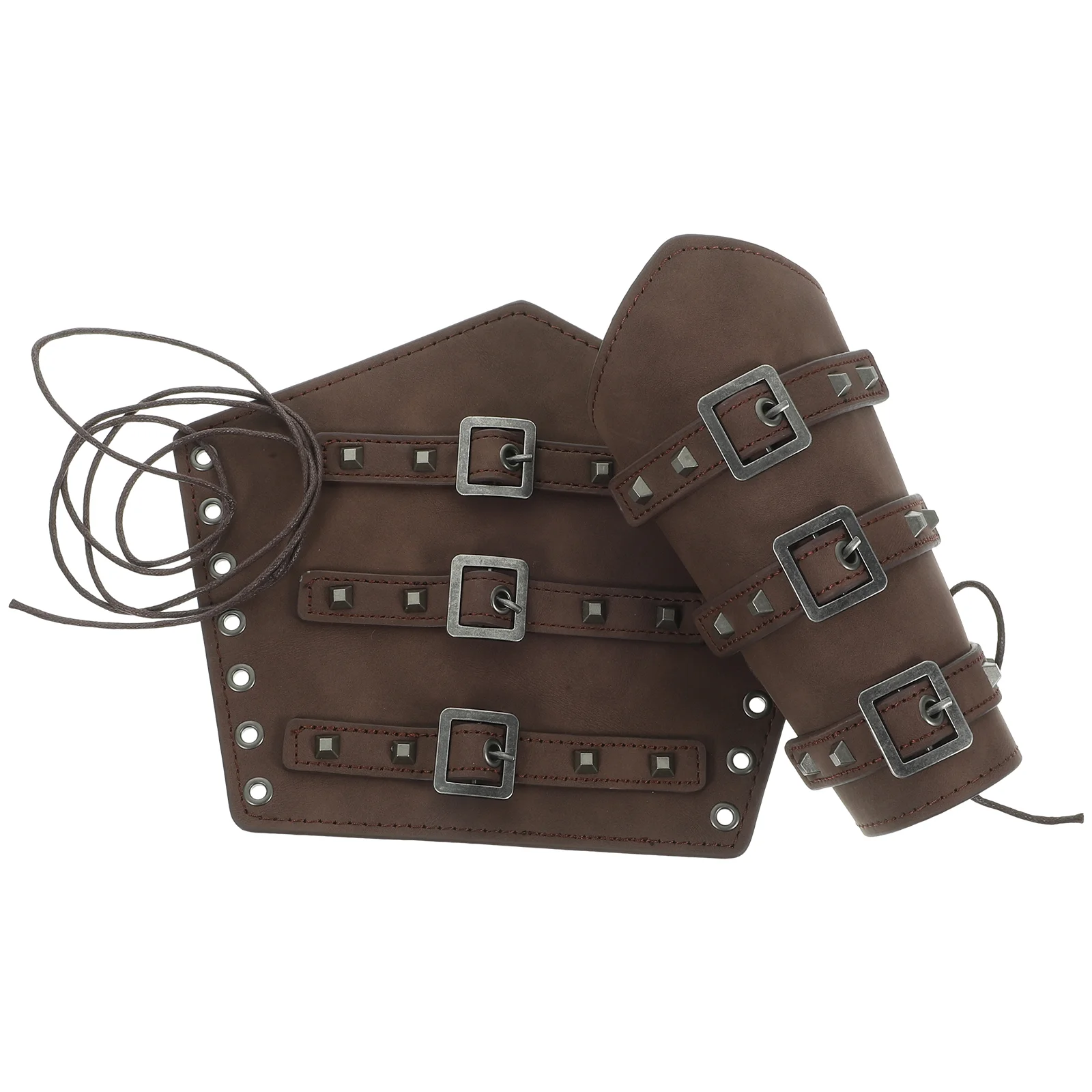 

Gloves Man Fittings Renaissance Costume Gauntlet Pu Halloween Medieval Wristband