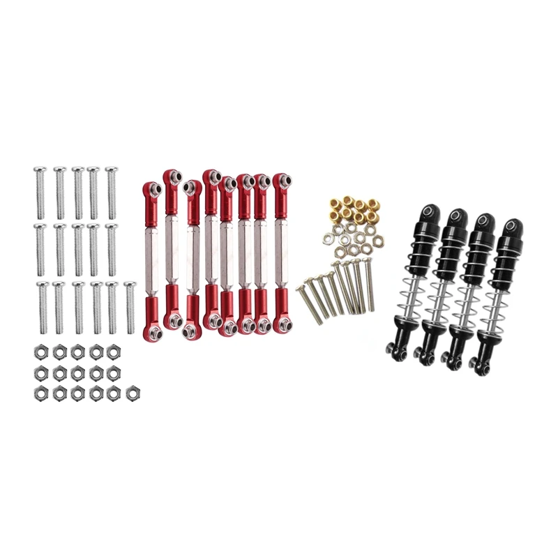 

Металлический хомут для WPL 1:16 Henglong, запчасти для грузовиков с 4 амортизаторами для WPL C14 C24 MN D90 D91 D99S RC Car