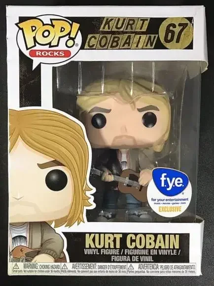 Funko POP KURT COBAIN 64 # 65 66 67 Фигурка ограниченная серия Коллекционная модель игрушки