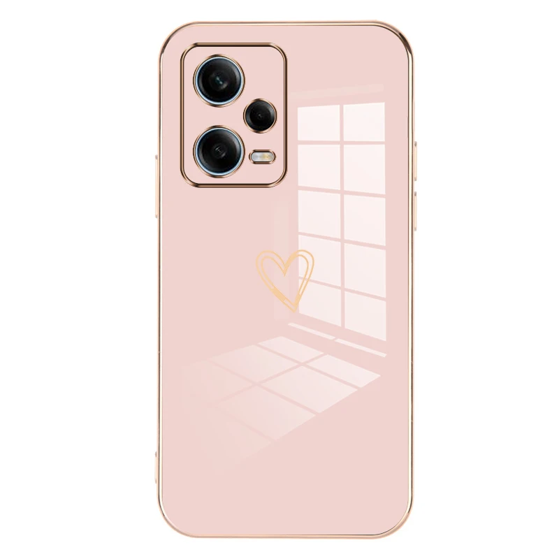 

Simple Pattern Plating Phone Case For Xiaomi Redmi Note 12S 12 Pro 4G Soft Cover