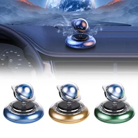 solar power car air fresheners rotating planet fragrance diffusers ornament dashboard perfume decorations car interior styling
