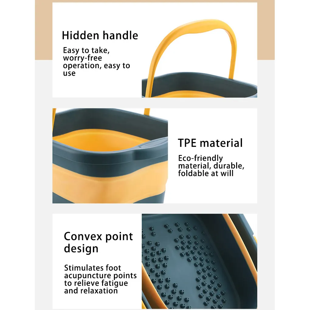 Складная Массажная Ванна для ног