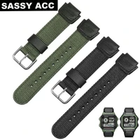 high quality durable nylon watchbands for casio ae 1200whsgw 300aq s810wae1200wh 18mm anti fall watch band replacement strap