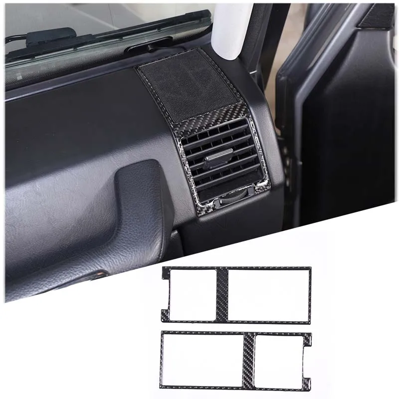 

For 2013-2018 Mercedes-Benz G-Class W463 Soft Carbon Fiber Car Dashboard Side Air Outlet Decorative Sticker Car Interior Parts