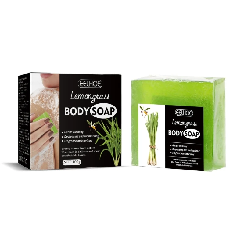 

RXJC Lemongrass Soap Bar Face and Body Moisturizing Lemongrass Soap Bar Gift