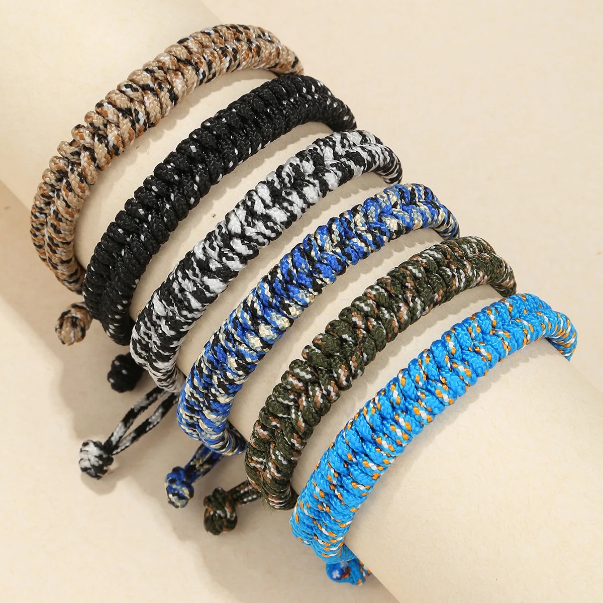 

Trendy Handmade Outdoor Life Saving Cord Bracelet Men Women Woven Camping Escape Rope Bracelet For Men Jewelry Pulseras Hombre