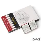 Сменные лезвия из нержавеющей стали для педикюра, Машинка для удаления мозолей на ногах, 100 шт.