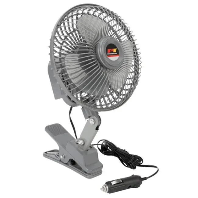 

W1658 6" Oscillating Fan 12v w/clamp