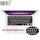 Многофункциональные ярлыки HRH VIMVI, силиконовый чехол для клавиатуры Macbook Air 13 Pro Retina 13 15 17 и макет ЕССША