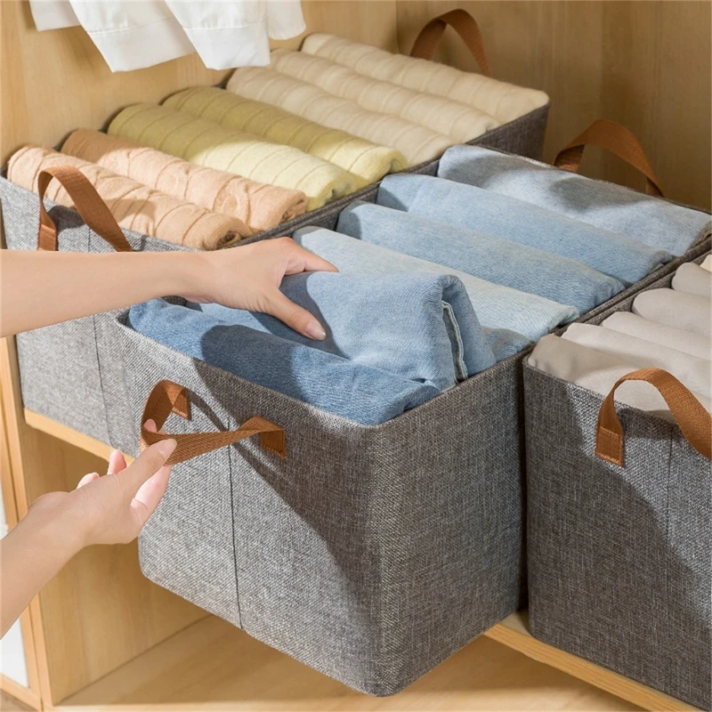 

T-Shirts Drawer Foldable Wardrobe Clothes Organizer For Pants With Divided Grids Wholesale