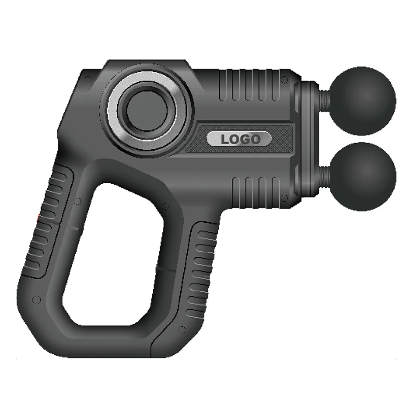 

2021 Double head High Power Athlete Professional fascia gun Massage gun
