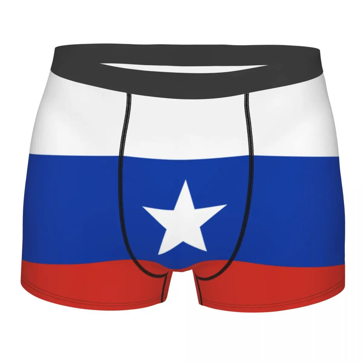 

Men's Underwear Underpants Flag Of Chile Men Boxer Shorts Elastic Male Panties