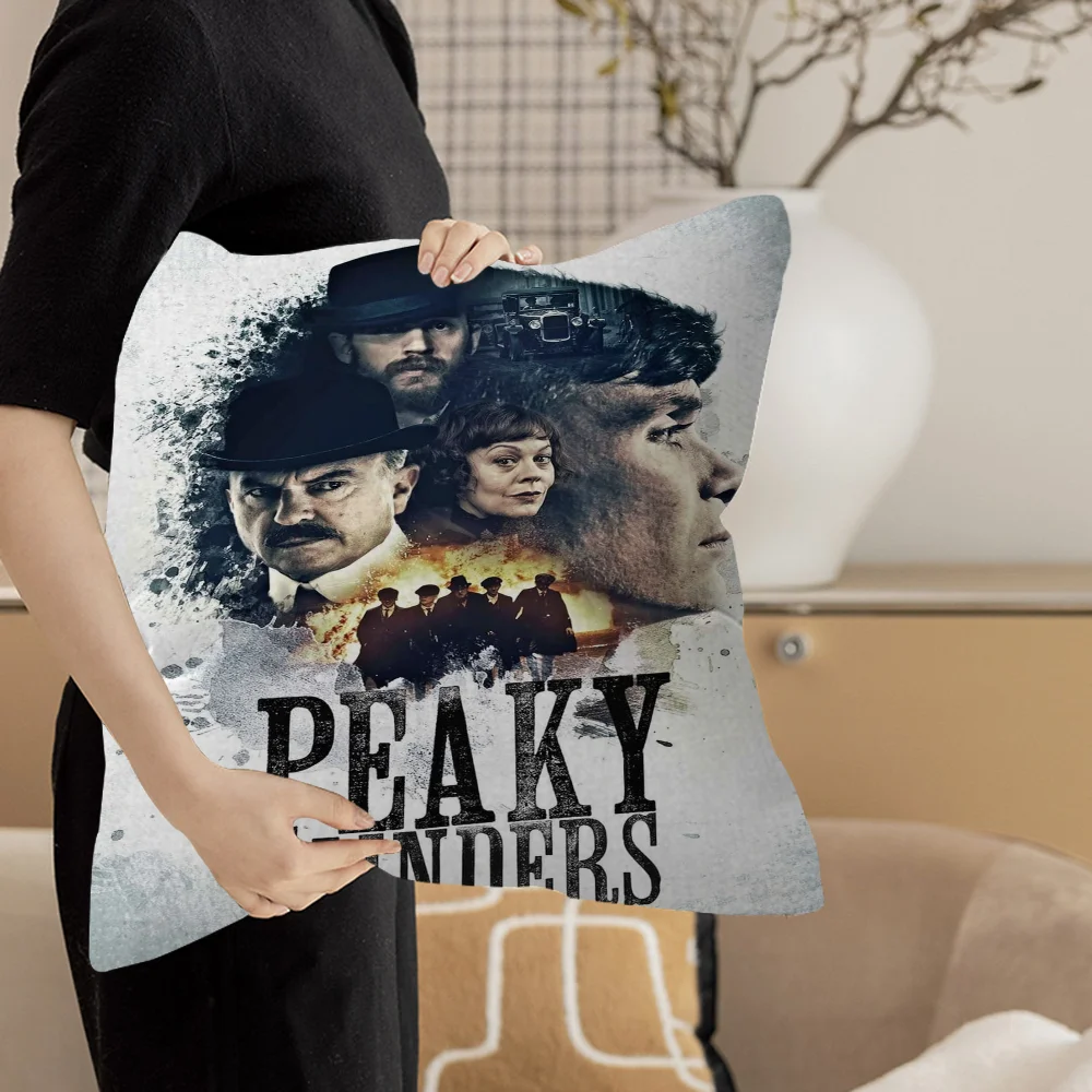 Криминальное ТВ Драма P-Peaky B-Blinders Чехлы для подушек Полиэстеровые диванные