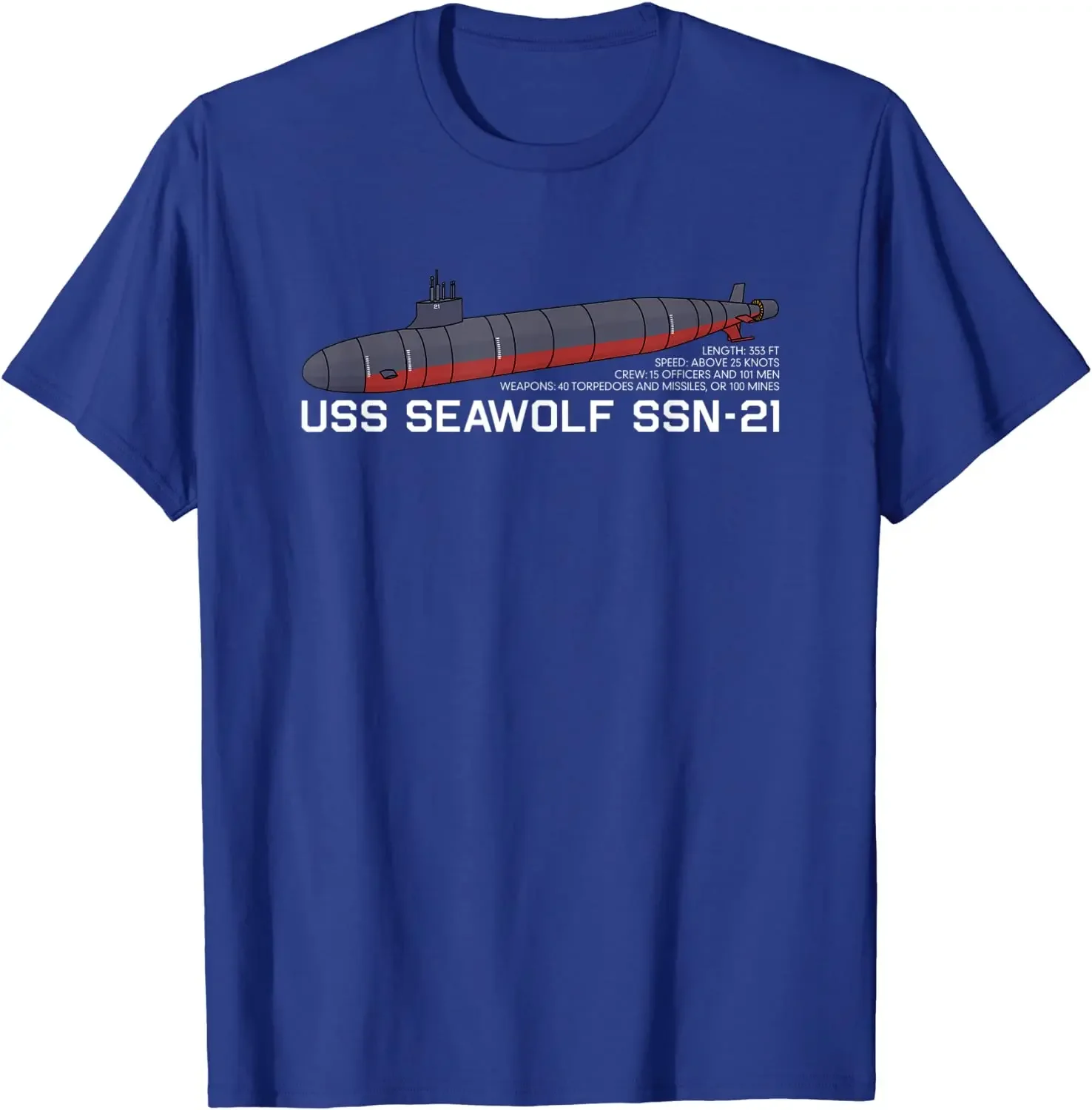 Фото USS Seawolf SSN-21 подводная лодка, графический подарок для мужчин, размер S-5XL, лето, у меня была помощь Wallen и Malone, мужская и женская футболка №2