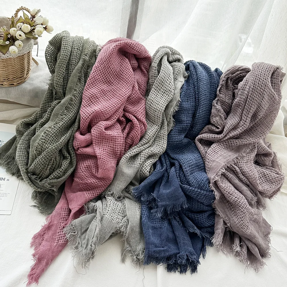 Рисунок 2 - Осенне-зимний мужской шарф из хлопка и льна